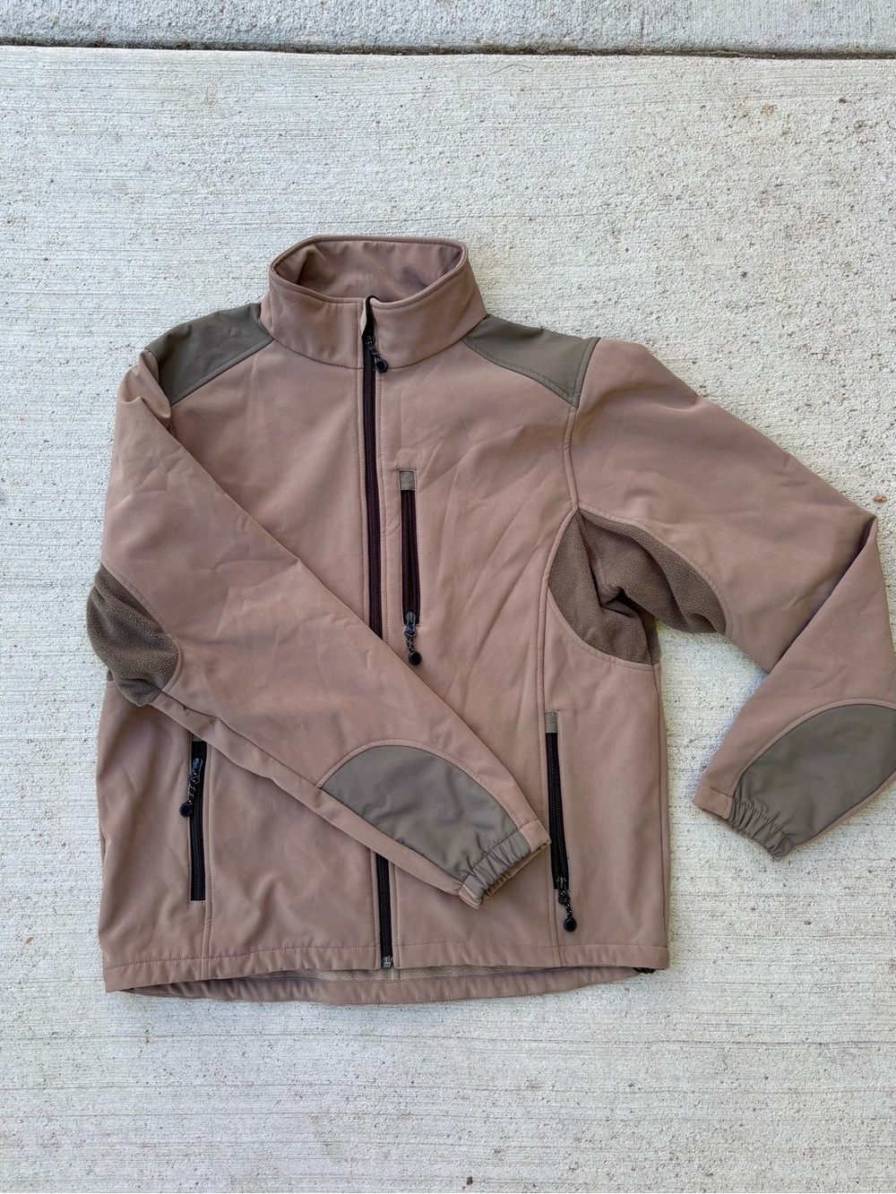 Black Diamond Men's Taupe/Brown Lightweight Softshell Jacket